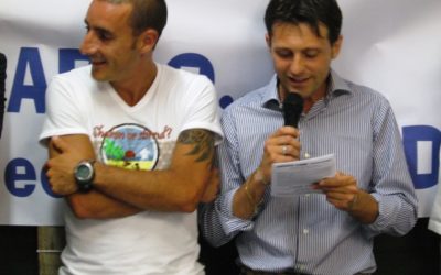 La “Chiocciola d’Oro 2008” ad Alessandro Agostini: onorato di aver presentato la premiazione ad un amico con cui sono cresciuto