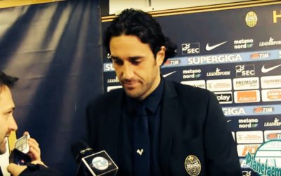 L’intervista a Luca Toni nella “zona mista” del Bentegodi di Verona… quasi 19 anni dopo quella precedente