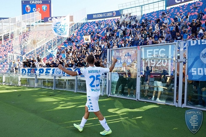 SERIE A 7a Giornata | L’Empoli centra la prima vittoria stagionale in casa del Bologna: decide Bandinelli alla mezzora del secondo tempo.