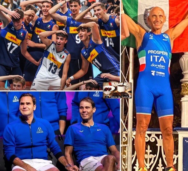 LA COLAZIONE DEL LUNEDI’ (Episodio 60) – Il Volley italiano prendi tutto, il riscatto di Sandro Prosperi e la commozione di Federer e Nadal: che messaggi dallo sport!