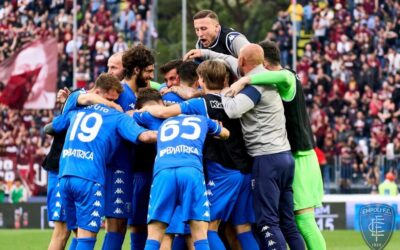 SERIE A – 34a Giornata | Il miglior Empoli della stagione stoppa la corsa della Salernitana, imbattuta da dieci giornate. Finisce 2-1 (Cambiaghi-Caputo), traversa di Ebuehi e un bel gol annullato a Pjaca.