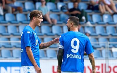 L’AMICHEVOLE | L’Empoli supera i francesi del Lille (2-1): subito Piccoli su rigore, poi Caputo nel secondo tempo. Fine del ritiro: gli allenamenti riprendono martedì 1 Agosto.