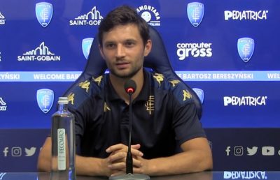 SALA STAMPA | Bartosz Bereszyński si presenta: “sono venuto ad Empoli con grande entusiasmo”