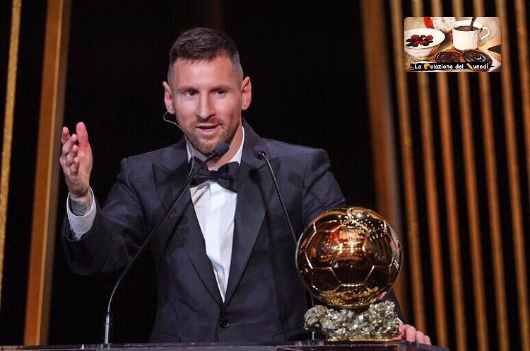 LA COLAZIONE DEL LUNEDI’ (Episodio 117) – Leo Messi Pallone d’Oro 2023: è l’ottavo trionfo!