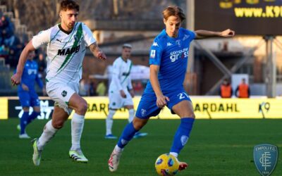 SERIE A – 13a Giornata | Empoli-Sassuolo è una partita pirotecnica: ma vincono gli emiliani con un gol al 93′.