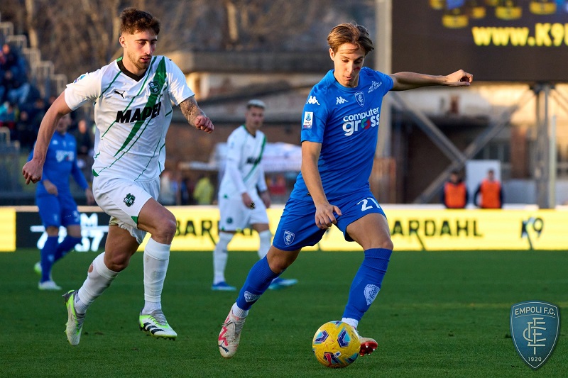 SERIE A – 13a Giornata | Empoli-Sassuolo è una partita pirotecnica: ma vincono gli emiliani con un gol al 93′.