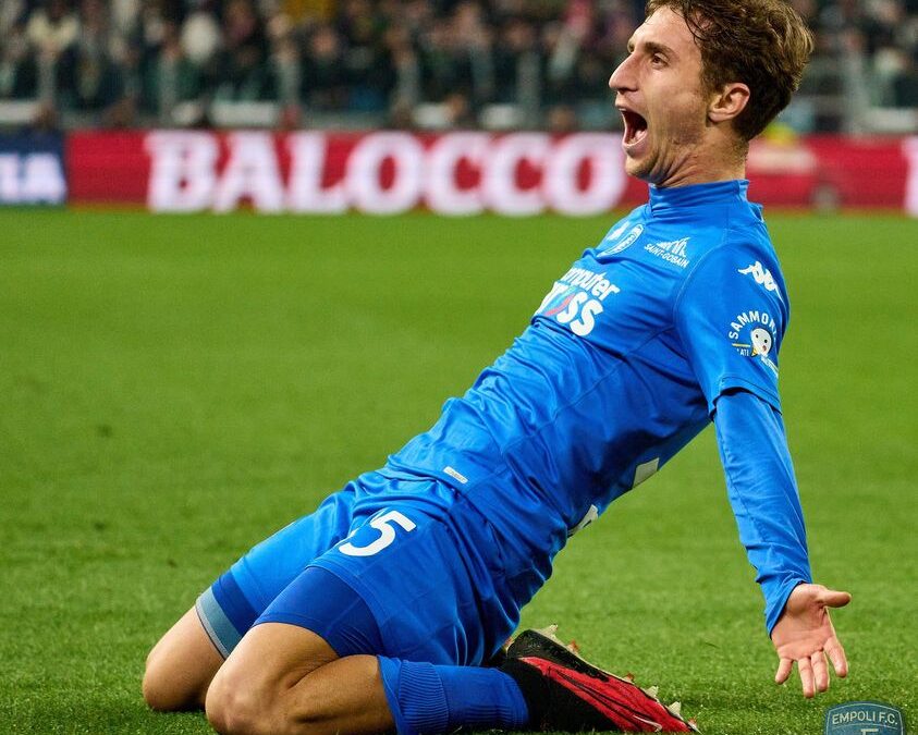 SERIE A – Giornata n°22 | L’Empoli strappa un pareggio pesantissimo in casa della capolista Juventus, in dieci dal quarto d’ora: Vlahovic scappa, Baldanzi entra e segna.