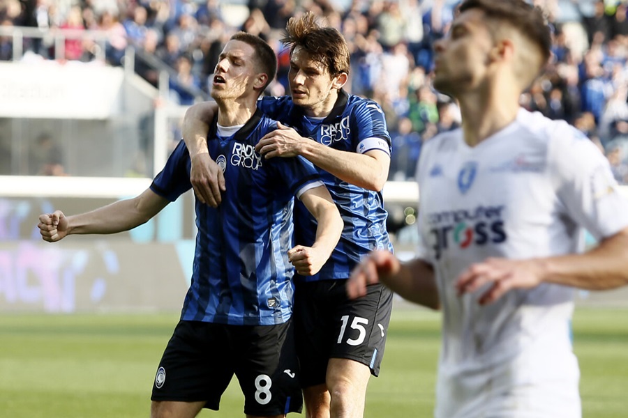 SERIE A – Giornata n°34 | L’Empoli parte bene poi Walukiewicz si fa male: Pezzella adattato a centrale fa rigore, la partita cambia e l’Atalanta vince.