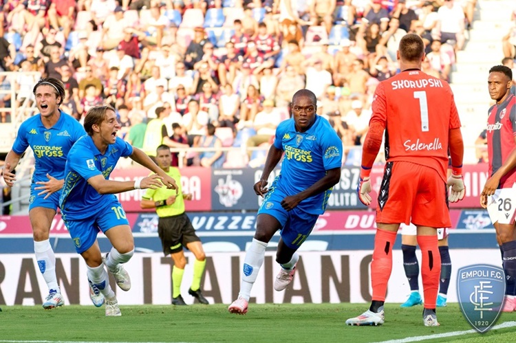 SERIE A – 3a Giornata | L’Empoli strappa punti e applausi anche sul campo del Bologna. Finisce 1-1, e nel finale c’è anche un rigore solare su Pellegri.