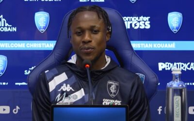 SALA STAMPA | L’Empoli presenta il nuovo attaccante: ecco Christian Kouamé