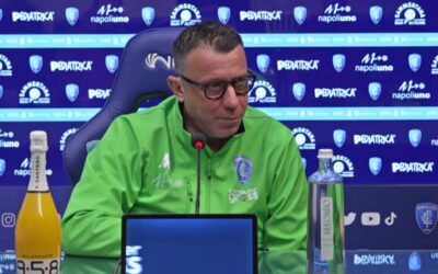 SALA STAMPA | Il tecnico azzurro Roberto D’Aversa alla vigilia di Empoli-Roma