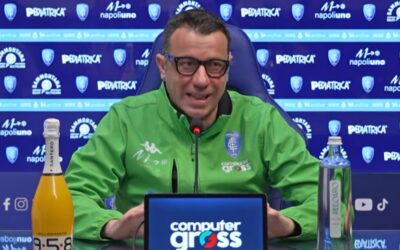 SALA STAMPA | Il tecnico azzurro Roberto D’Aversa alla vigilia di Genoa-Empoli