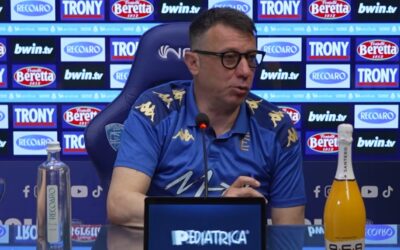 SALA STAMPA | Il tecnico azzurro Roberto D’Aversa alla vigilia di Monza-Empoli