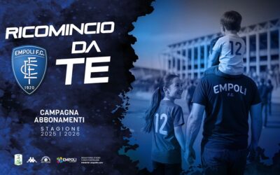 Parte la campagna abbonamenti dell’Empoli 2025/26: “Ricomincio da TE!”