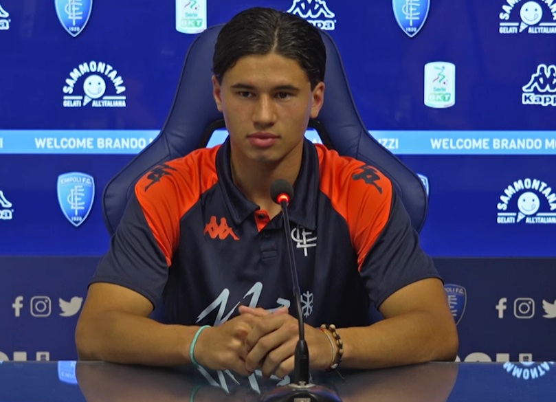 SALA STAMPA | L’Empoli ha presentato uno dei nuovi arrivi, è un altro giovane ritorno, ecco Brando Moruzzi