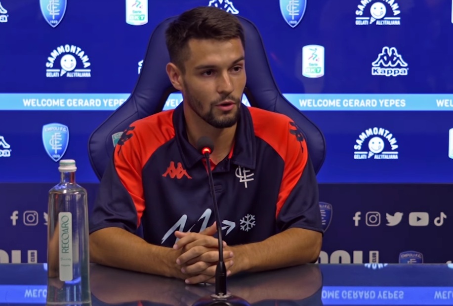 SALA STAMPA | L’Empoli ha presentato lo spagnolo Gerard Yepes