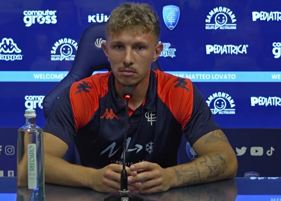 SALA STAMPA | L’Empoli ha presentato uno degli ultimi nuovi arrivi: ecco il difensore Matteo Lovato.