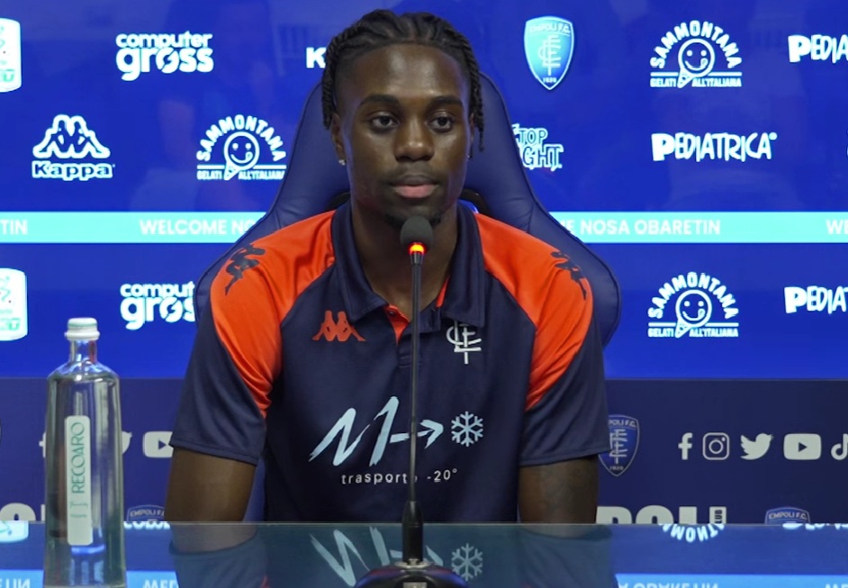 SALA STAMPA | Presentato uno dei nuovi arrivi, il difensore Nosa Edward Obaretin