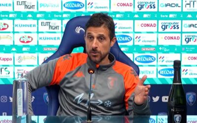 SALA STAMPA | Parla il tecnico azzurro Alessio Dionisi alla vigilia di Virtus Entella-Empoli