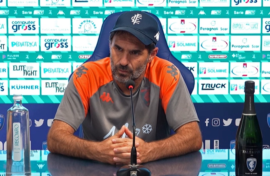 SALA STAMPA | Alla vigilia di Empoli-Monza parla il tecnico azzurro Guido Pagliuca: “momento difficile, dobbiamo uscirne fuori con coraggio…”