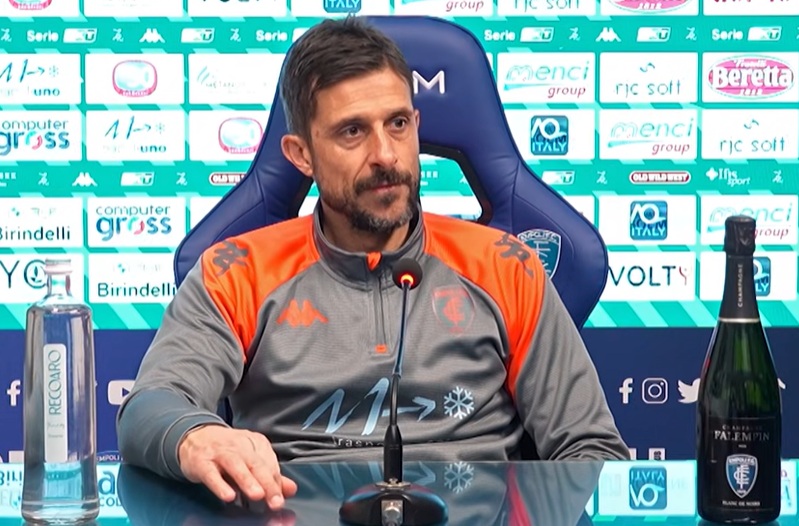 SALA STAMPA | Parla il tecnico Alessio Dionisi alla vigilia di Avellino-Empoli
