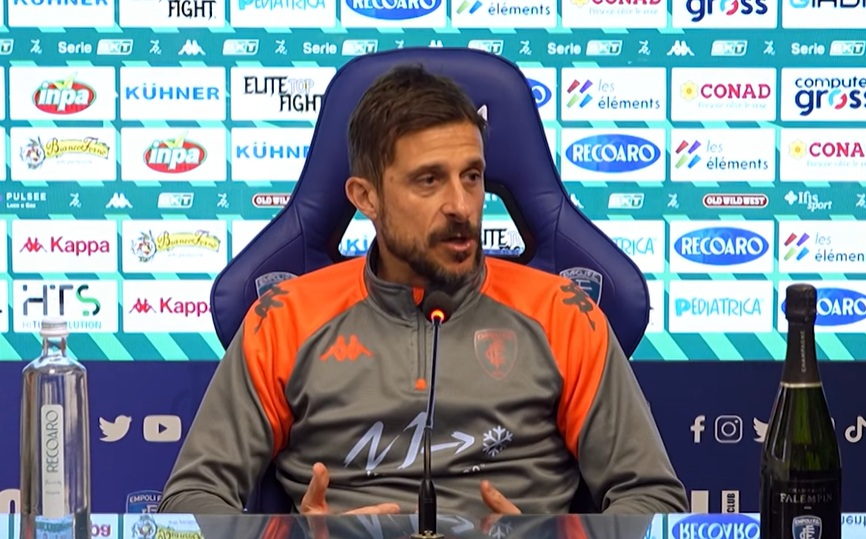 SALA STAMPA | Alla vigilia di Empoli-Bari ha parlato il tecnico dei toscani Alessio Dionisi