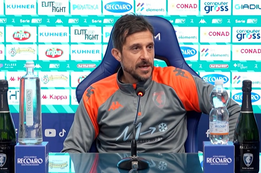 SALA STAMPA | Alessio Dionisi in conferenza stampa alla vigilia di Juve Stabia-Empoli