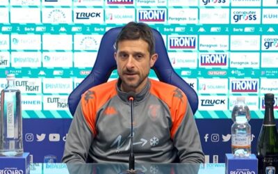 SALA STAMPA | Alessio Dionisi in conferenza stampa alla vigilia del derby Carrarese-Empoli
