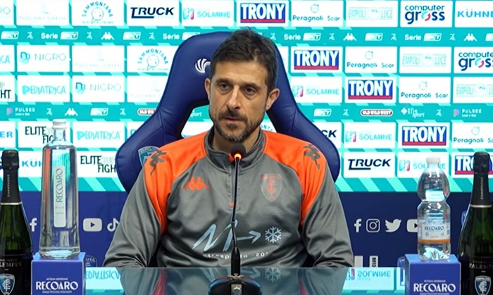 SALA STAMPA | Mister Alessio Dionisi alla vigilia di Empoli-Modena