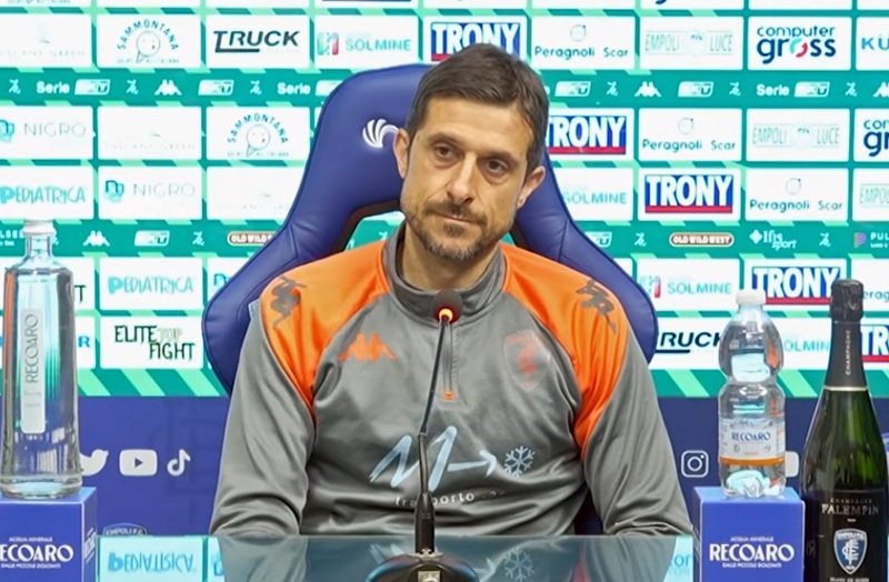 SALA STAMPA | Alla vigilia di Empoli-Reggiana ha parlato il tecnico azzurro Alessio Dionisi