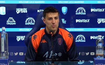SALA STAMPA | L’Empoli ha presentato l’ultimo arrivo dal calciomercato di riparazione, il centrocampista Luca Magnino