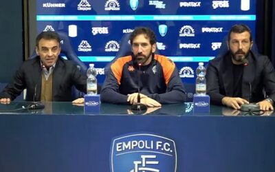 SALA STAMPA | L’Empoli presenta il nuovo allenatore azzurro: ecco Fabio Caserta. Parlano il Presidente Fabrizio Corsi ed il DS Stefano Stefanelli.