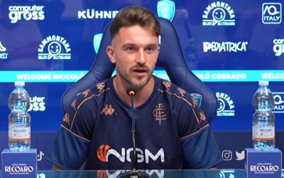 SALA STAMPA | L’Empoli ha presentato Niccolò Corrado, ultimo arrivo in casa azzurra