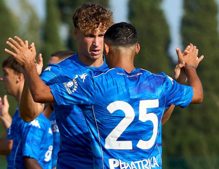 Esultanza Empoli Spezia Amichevole 1ago26